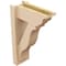 Ekena Millwork 6-in W x 14-in D x 22-in H Funston Trad Rough Cedar Woodgrain TimberThane Outlooker, Primed Tan OUTUR060X14X22FST04RCPR - alternate 5